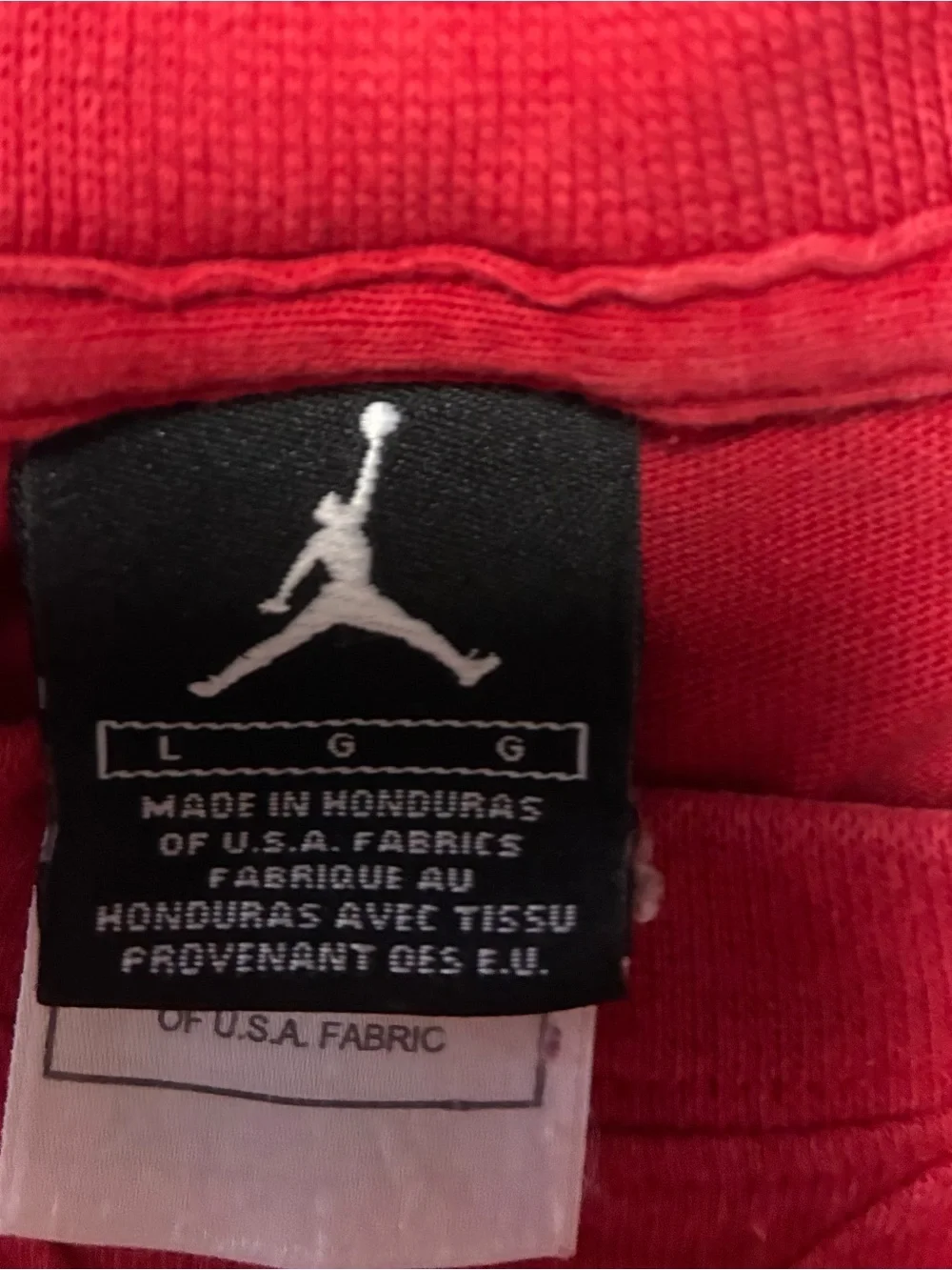 Vintage Y2K Jordan Jumpman 360 Slam Dunk Graphic T Shirt Red Men’s Large